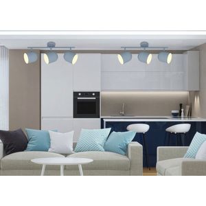 Nástěnná lampa Azuro Strip E27 matně šedá obraz