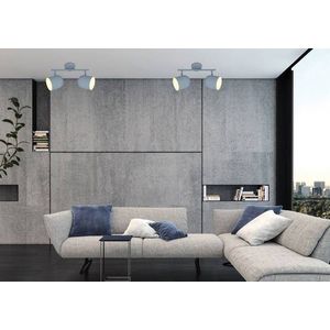 Nástěnná lampa 2X40W E27 matně šedá AZURO obraz