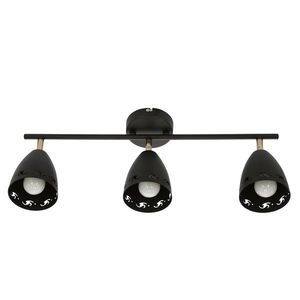 Stropní lampa 3xE14 70cm COTY STRIP ČERNÁ obraz