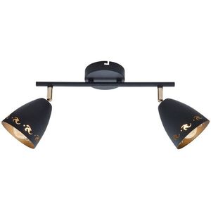 Černá nástěnná lampa Coty E14 obraz