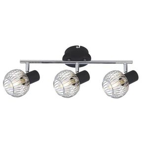 Nástěnná lampa Oslo Strip e14 černá/chrom obraz