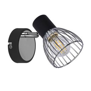 Nástěnná lampa 1X40W E14 černá + chrom MODO obraz