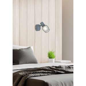 Nástěnná lampa 1X40W E14 šedá VIKING obraz