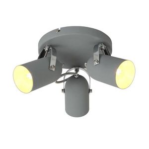 Stropní svítidlo 3X40W E14 šedé ŠEDÉ obraz