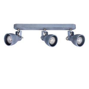 Nástěnná lampa 3X40W GU10 matně šedá, jasan obraz