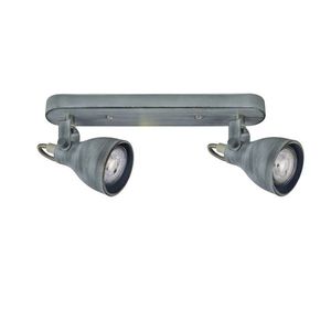 Nástěnná lampa 2X40W GU10 matně šedá, jasan obraz