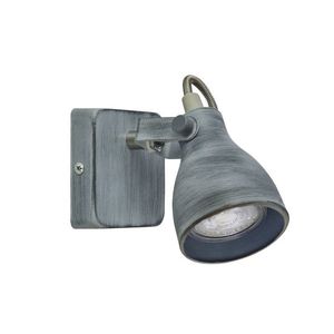 Nástěnná lampa 1xGU10 matně šedá 11cm jasan obraz
