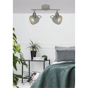 Nástěnná lampa 2X50W GU10 betonově šedá PENT obraz