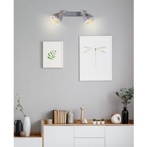 Nástěnná lampa Crodo E14 šedá obraz