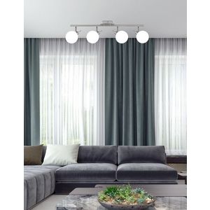 Stropní lampa Ghost saténová 4x40W g9 stínidlo bílá obraz