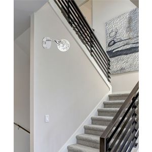 LED SMD nástěnná lampa BOLO CHROM obraz