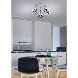Stropní svítidlo plafond 3X6W LED chrom 3000K CELT obraz