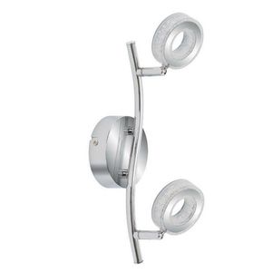 LED nástěnná lampa 2x5W VINOLA CHROM STRIP 3000K obraz