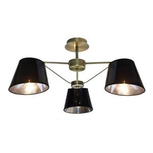 Černá/patinová stropní lampa Cortez obraz