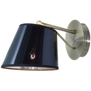 Nástěnná lampa 1xE14 25cm CORTEZ patina obraz