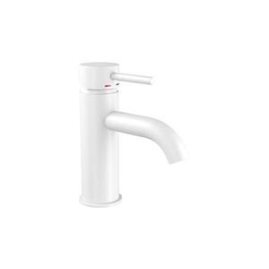 BATH DELUXE BATH DELUXE 28-005-01-01-04 - Umyvadlová baterie DRAGOR 15, 6 cm matná bílá obraz