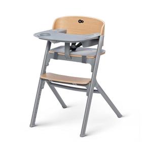 Kinderkraft KINDERKRAFT SELECT - Dětská jídelní židle 3v1 LIVY Premium dub obraz