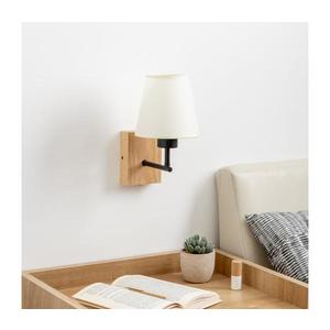 Brilagi Brilagi - Nástěnná lampa NUBILA WOOD 1xE27/25W/230V dub/krémová obraz