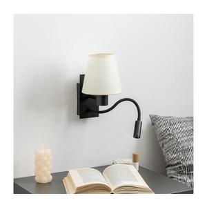 Brilagi Brilagi - LED Nástěnná lampa NUBILA 1xE27/25W/230V + LED/3W černá/krémová obraz