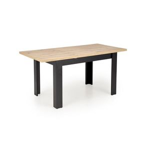 HALMAR Jídelní rozkládací stůl Bagio 120/160 cm dub artisan/černý obraz