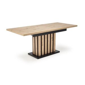 HALMAR Jídelní rozkládací stůl Lamello 160/210 cm dub artisan/černý obraz