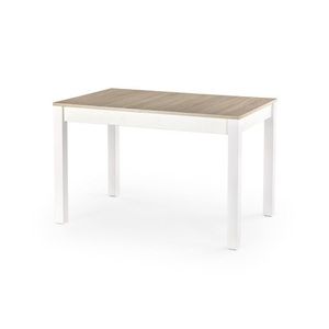 HALMAR Jídelní rozkládací stůl Maurycy 118/158 cm dub sonoma/bílý obraz