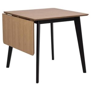 Actona Jídelní rozkládací stůl Roxby 80/120 cm dub riviéra/černý obraz