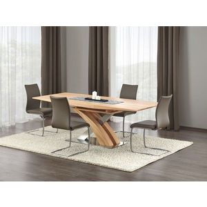 HALMAR Jídelní rozkládací stůl Sandoria 160/220 cm dub craft zlatý obraz