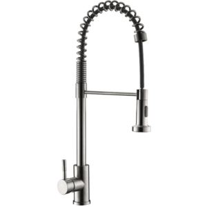 Kuchyňská baterie výsuvná MEXEN CLARA inox obraz
