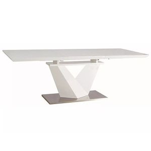 Signal Rozkládací jídelní stůl Alaras III 160/220 cm bílý obraz