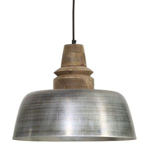 Závěsné světlo MARGO hnědá/stříbrná - Ø40*33 cm 3062223 obraz