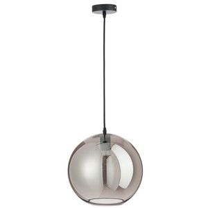 Závěsné skleněné kouřové světlo Ball silver - Ø 30*210 cm 75205 obraz