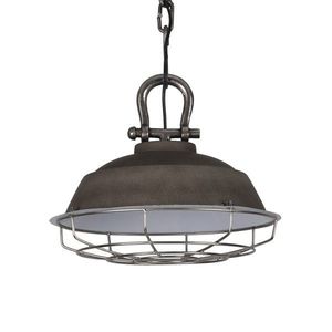 Cementové závěsné kovové světlo Milan - Ø 36*30 cm 8502211576128 obraz