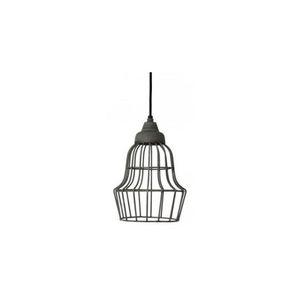 Šedé kovové stropní světlo Birk - Ø 17*27 cm 3038925 obraz