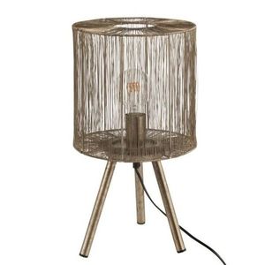 Kovová bronzová stolní lampa Antiek - Ø 25*45cm 2979 obraz