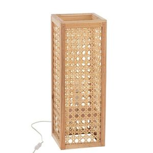 Přírodní bambusová stolní lampa Rectan - 23*23*65cm 92267 obraz