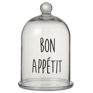 Skleněný podnos s poklopem Bon Apetit - Ø19 * 31cm 92644 obraz