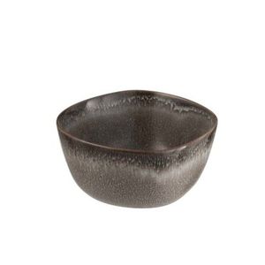 Šedo-hnědá miska Louise taupe - 11*12*6cm 7193 obraz