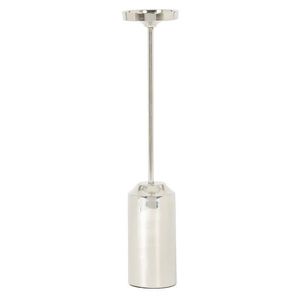 Stříbrný kovový svícen Kiboga - Ø 7, 5 * 38 cm 7711519 obraz