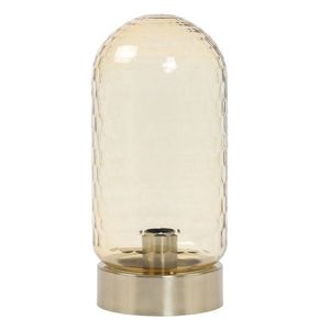 Jantarovo-bronzová kovová stolní lampa Domani - Ø15*33cm / E27 1841127 obraz