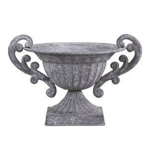 Dekorační plechová miska na noze Walter - 21*16*12cm 65555-00 obraz
