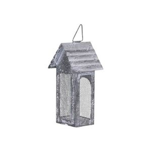 Šedá plechová antik lucerna domeček Candle house - 8*6*16 cm 25505-00 obraz