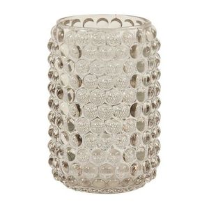 Taupe skleněný svícen Palet taupe - Ø 9*12, 5 cm 7743083 obraz