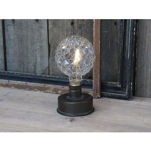 Dekorační stolní lampička Nostalgic Led - Ø 8*17cm 71374-00 obraz