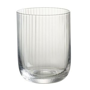 Sklenička na vodu s vroubkováním Ralph - Ø7*9cm / 260ml 30624 obraz