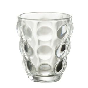 Transparentní sklenička s bublinami Loupe - Ø9*10cm / 300ml 30657 obraz