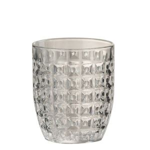 Reliéfní transparentní sklenička Embossed - Ø9*10cm / 250ml 3684 obraz