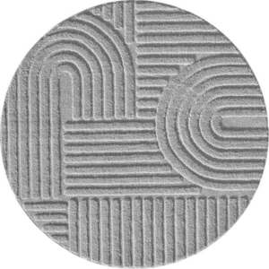 Světle šedý kulatý koberec ø 120 cm Art – Ayyildiz Carpets obraz