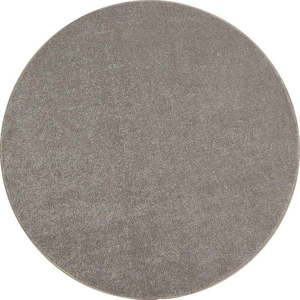 Světle hnědý kulatý koberec ø 200 cm Ata – Ayyildiz Carpets obraz
