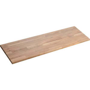 Deska pod umyvadlo z dubového dřeva v přírodní barvě 120x36 cm Woody – Sapho obraz